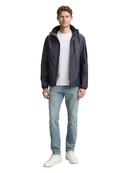 Softshell Jacke mit Kapuze