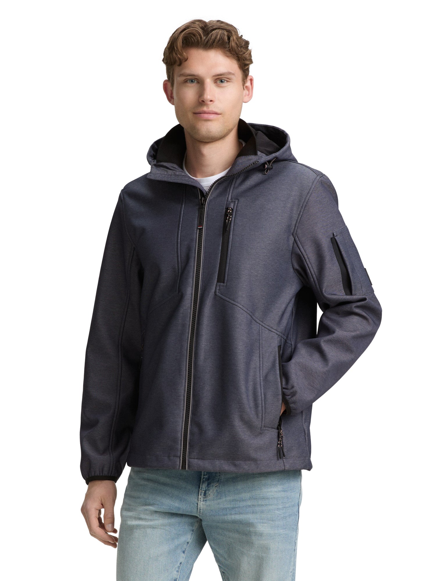 Softshell Jacke mit Kapuze