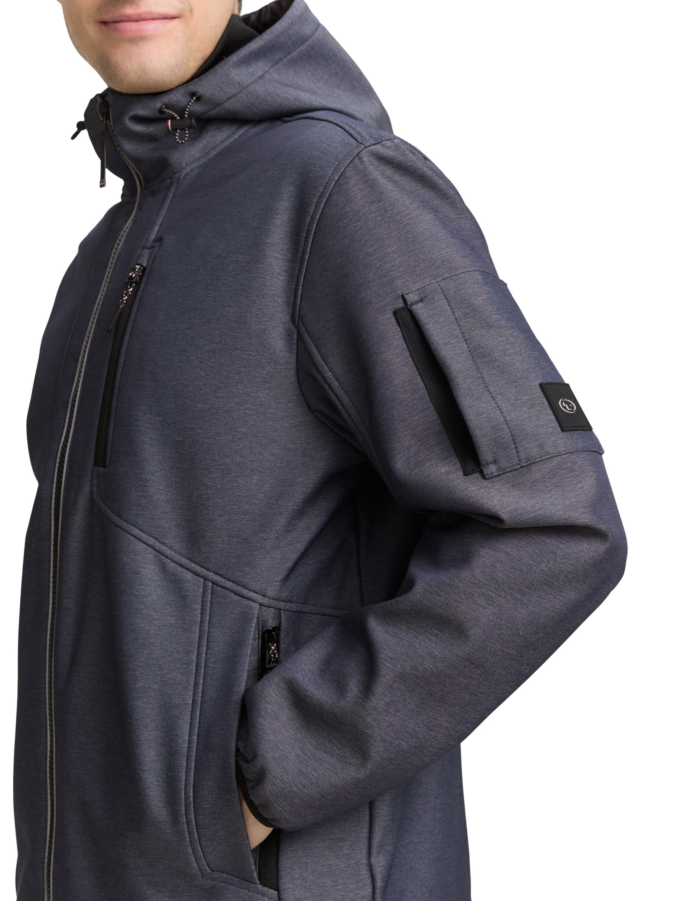 Softshell Jacke mit Kapuze