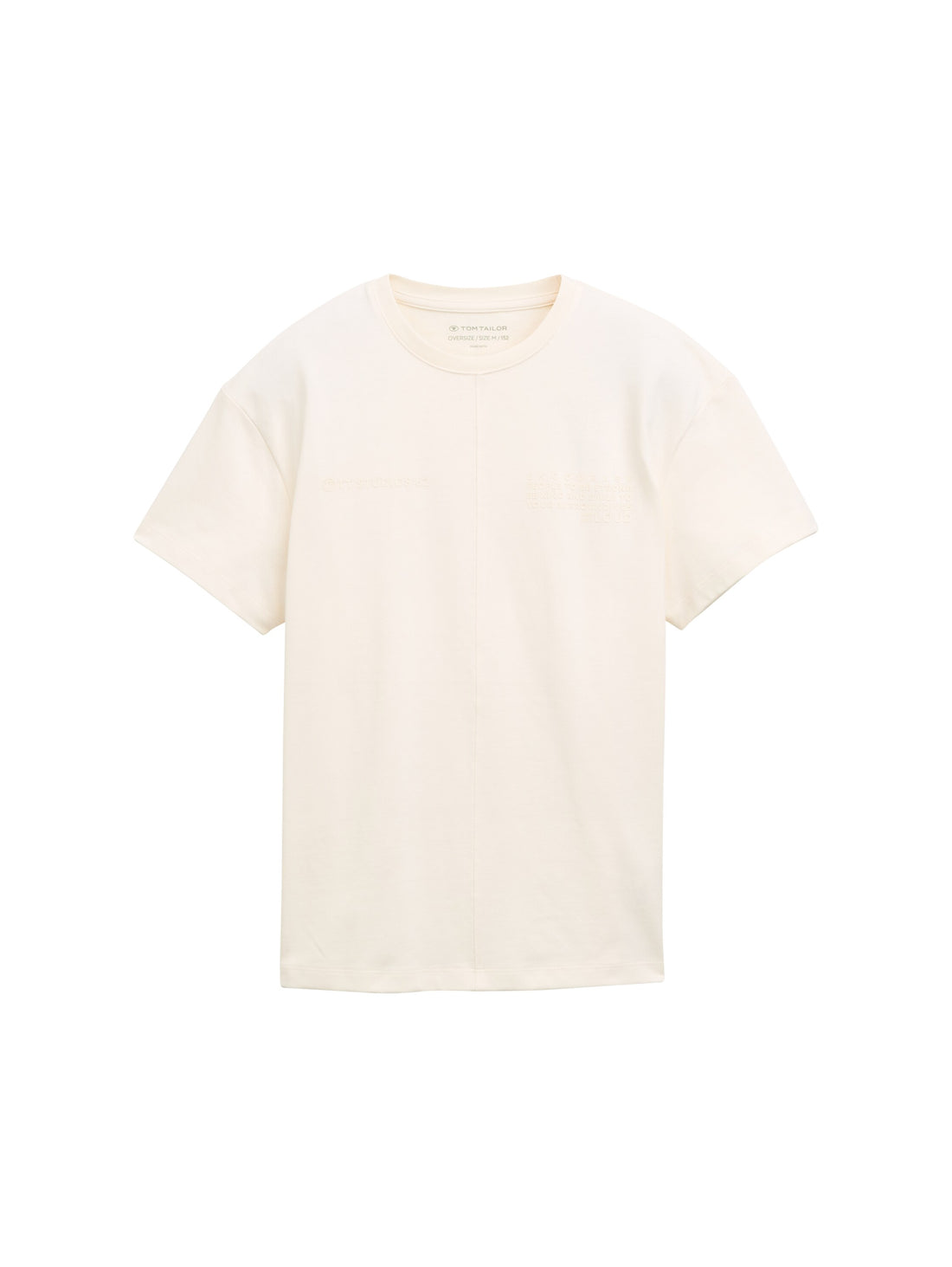 Oversized T-Shirt mit Ziernaht