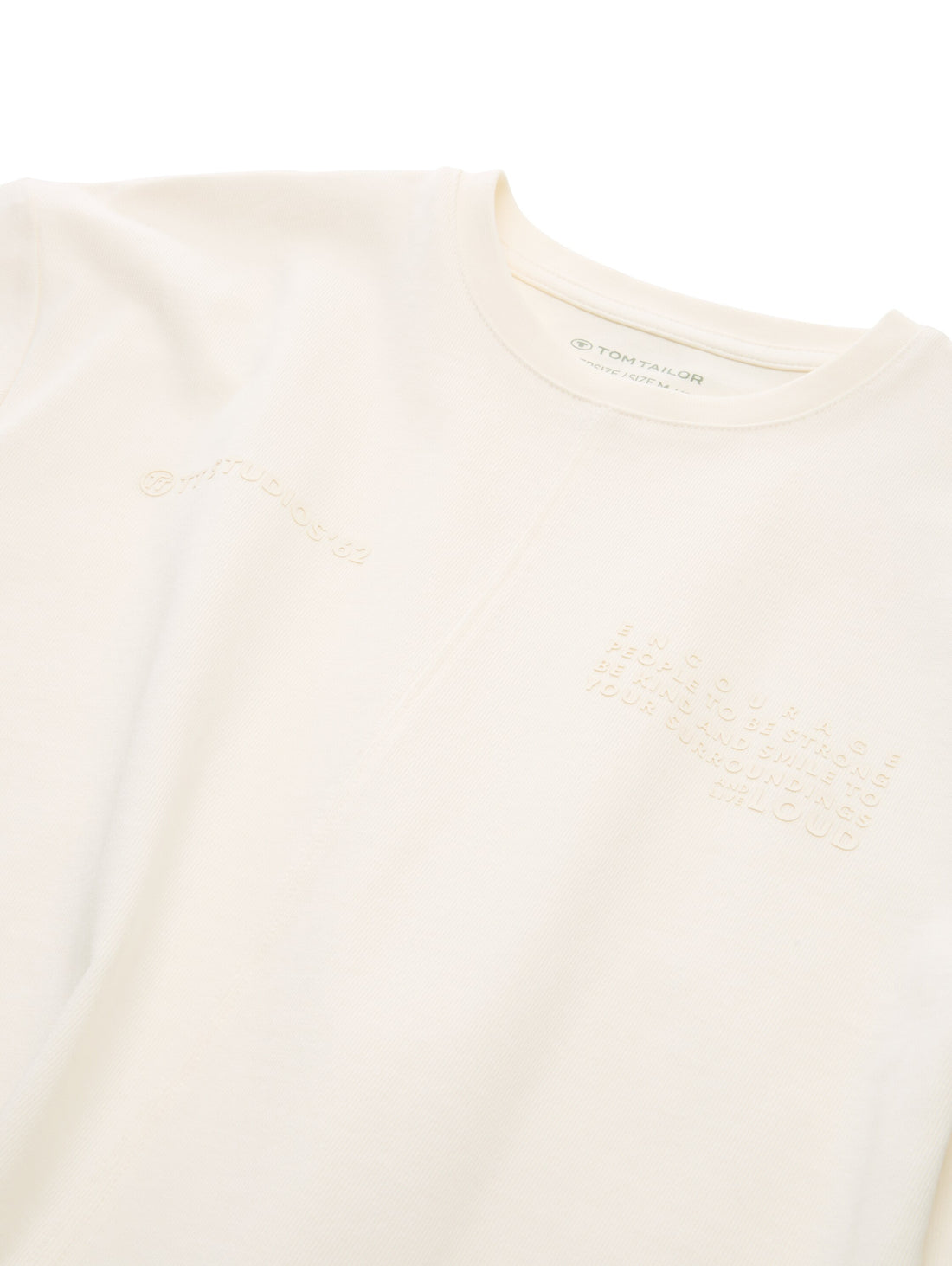 Oversized T-Shirt mit Ziernaht