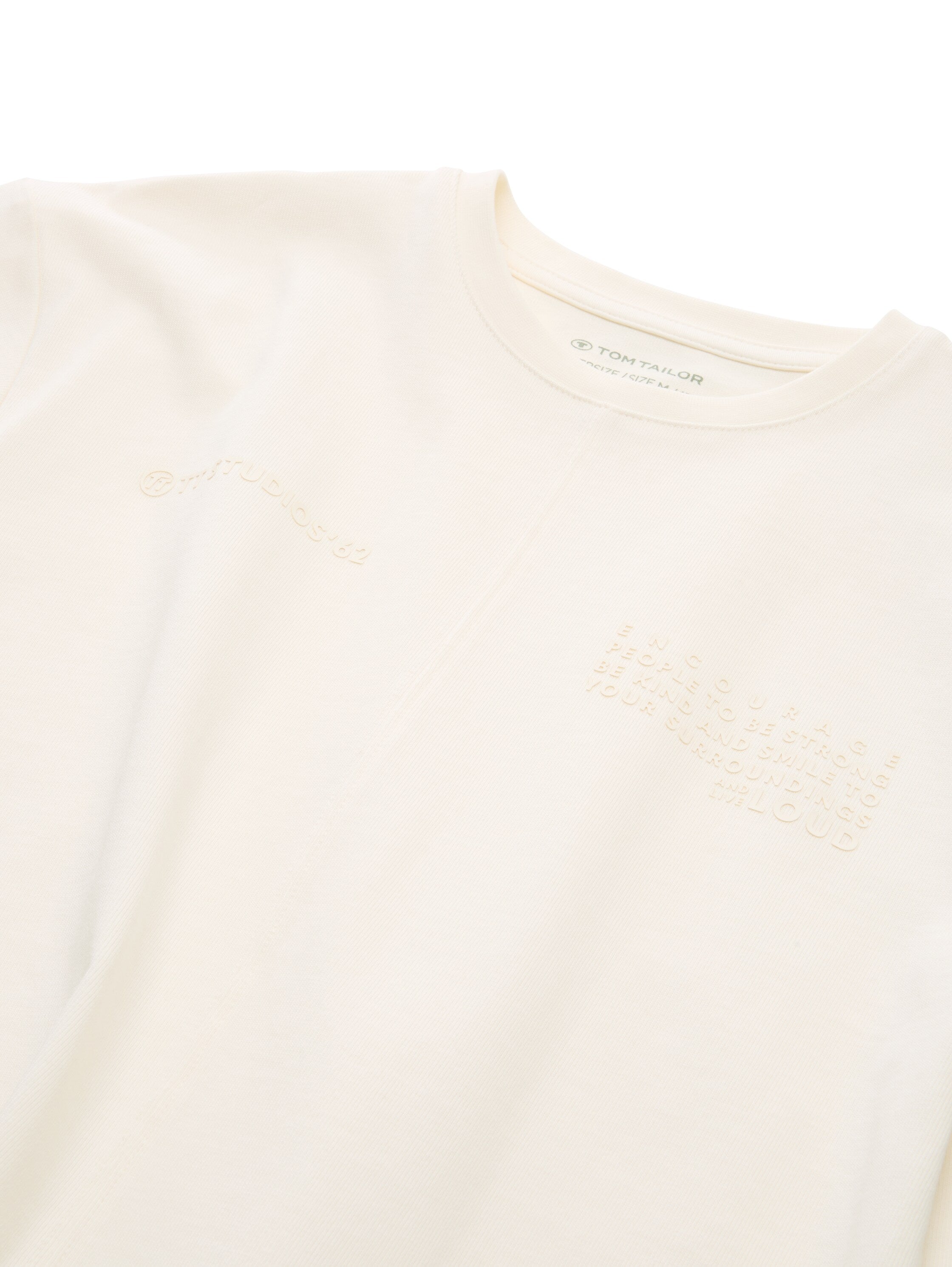 Oversized T-Shirt mit Ziernaht