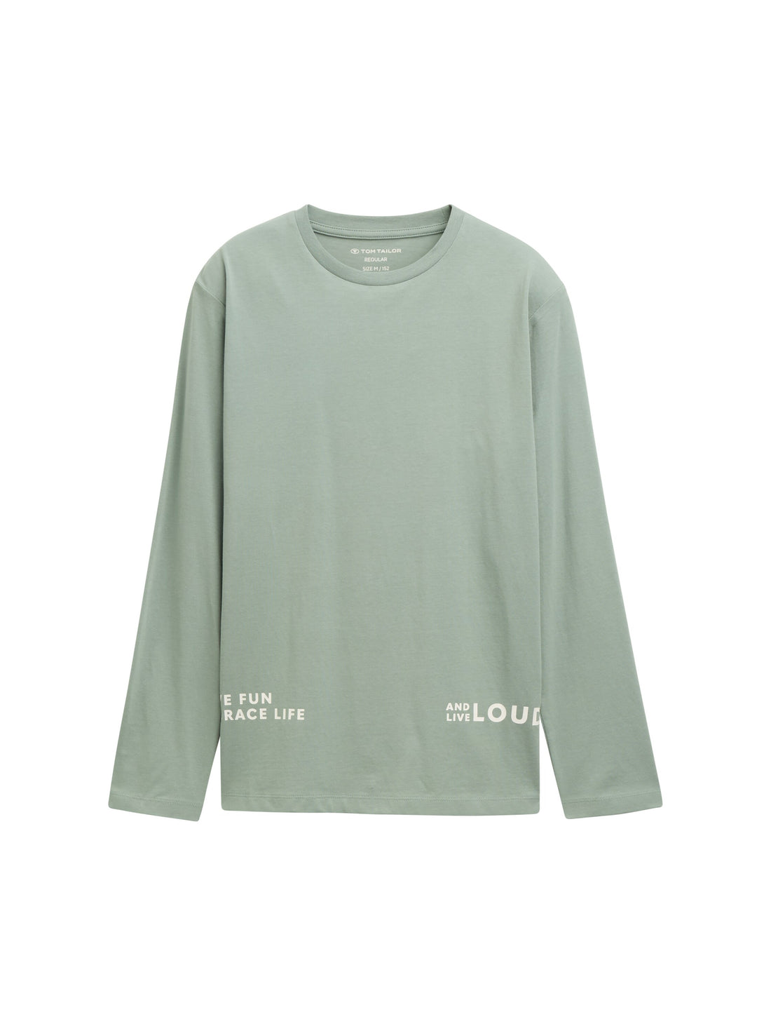 Langarmshirt mit Text-Print