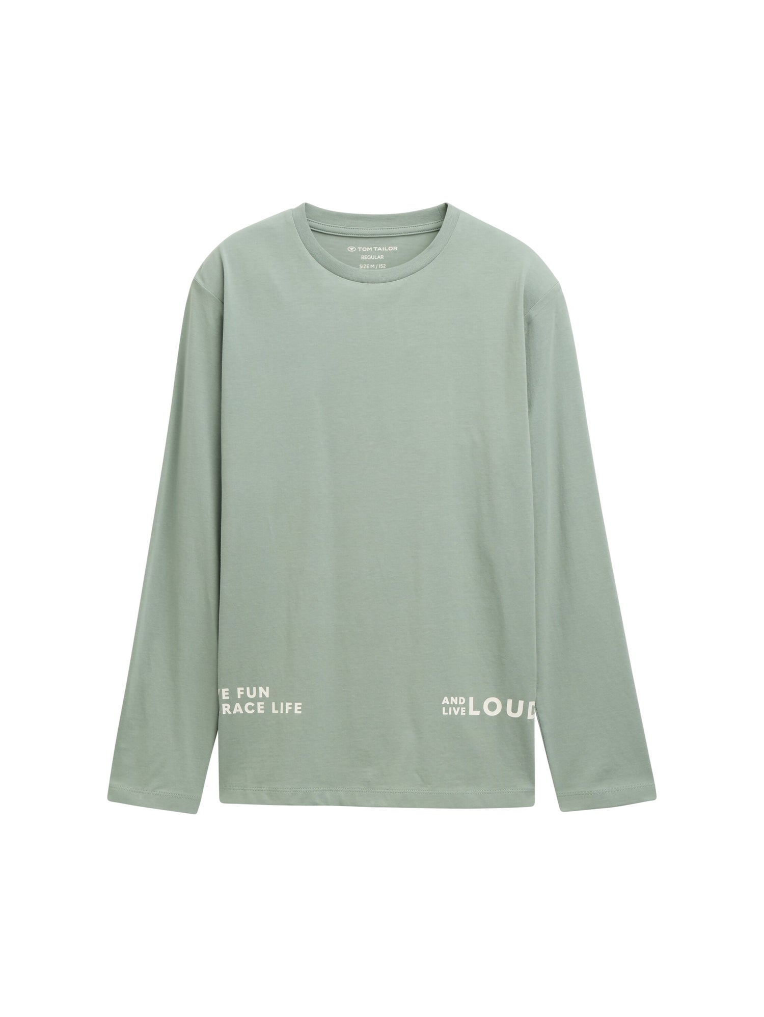 Langarmshirt mit Text-Print
