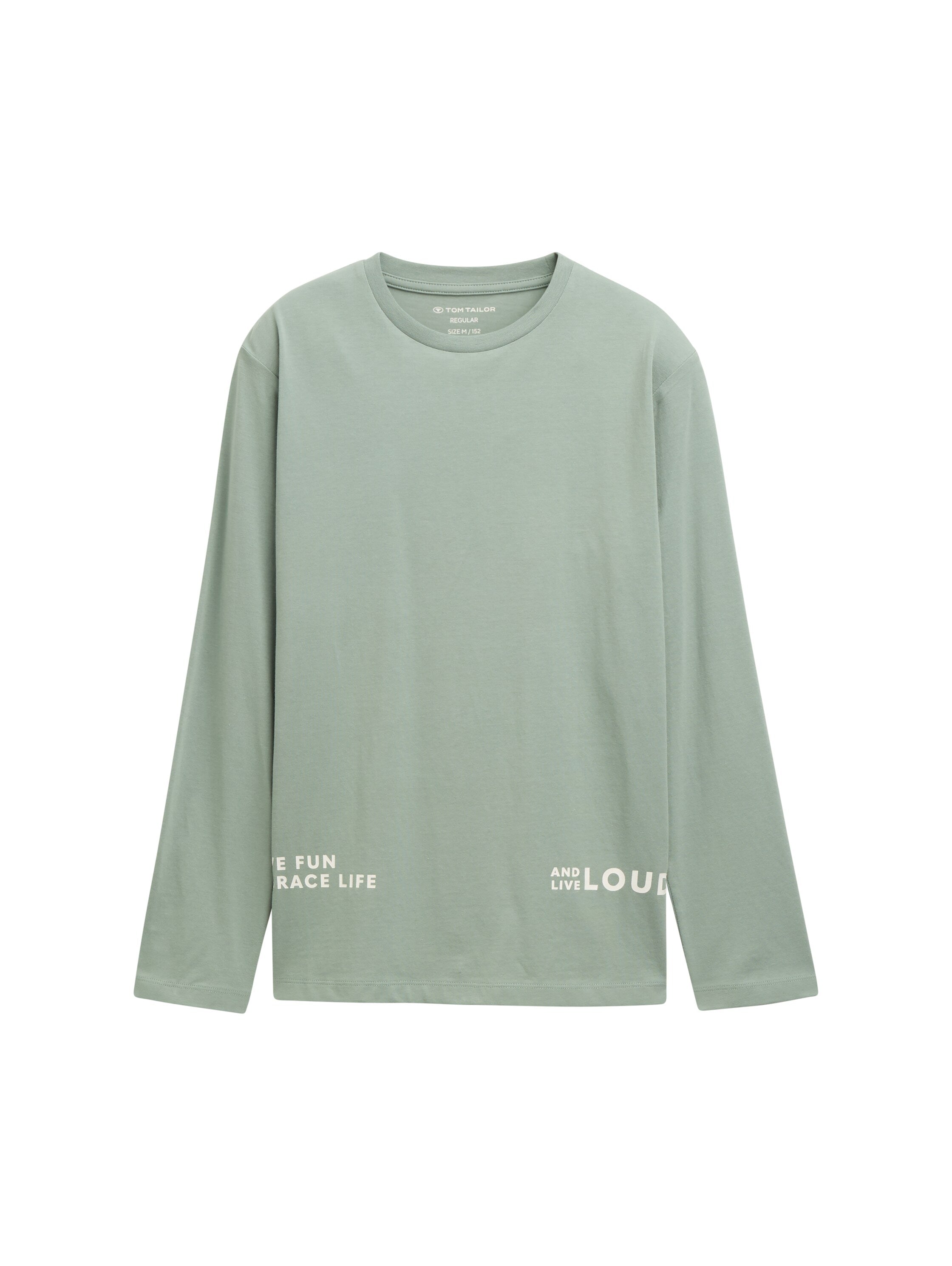 Langarmshirt mit Text-Print