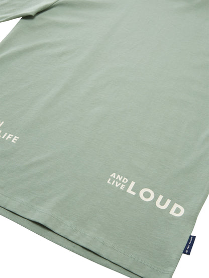 Langarmshirt mit Text-Print