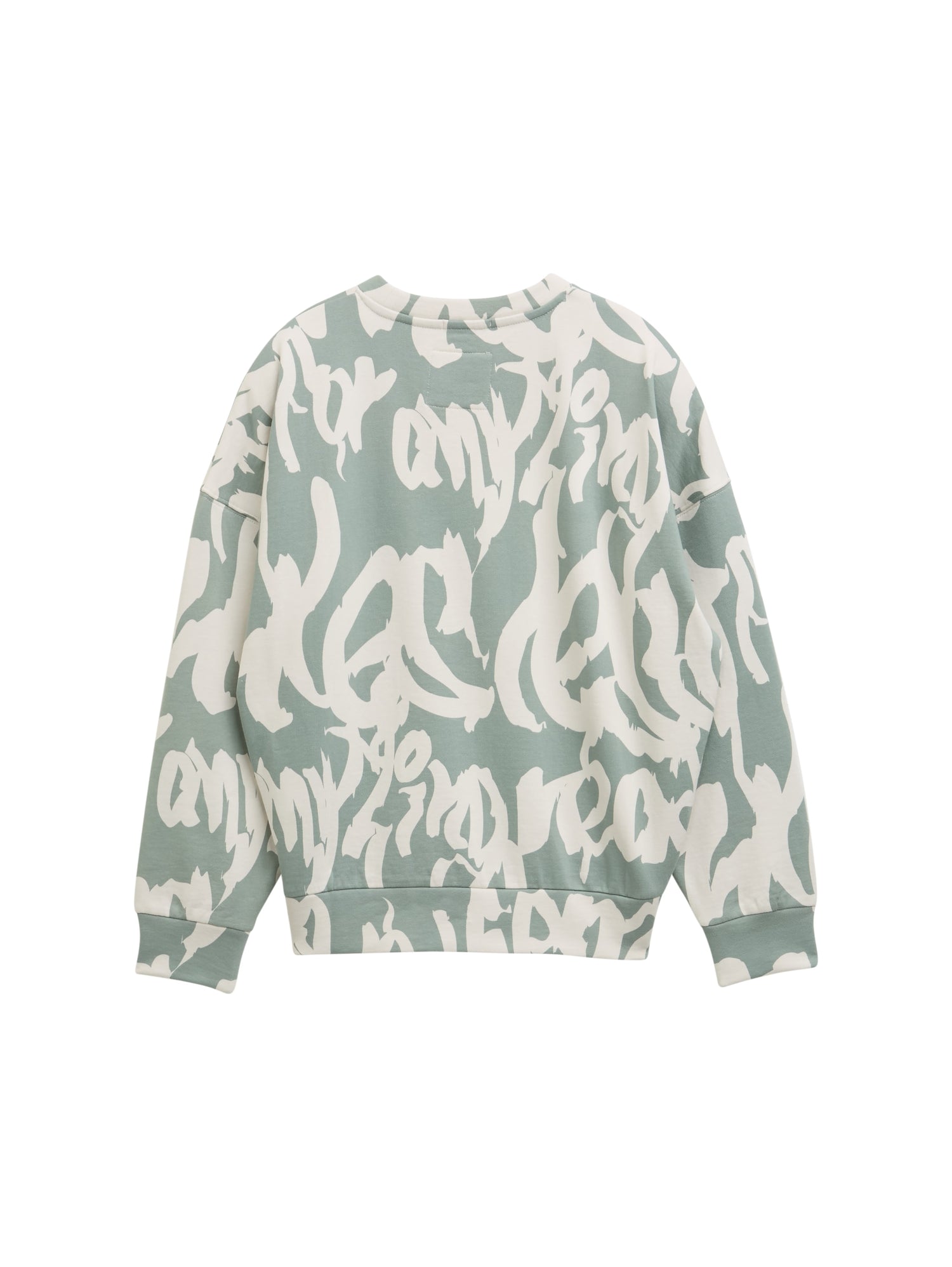 Oversize Sweatshirt mit Allover-Print