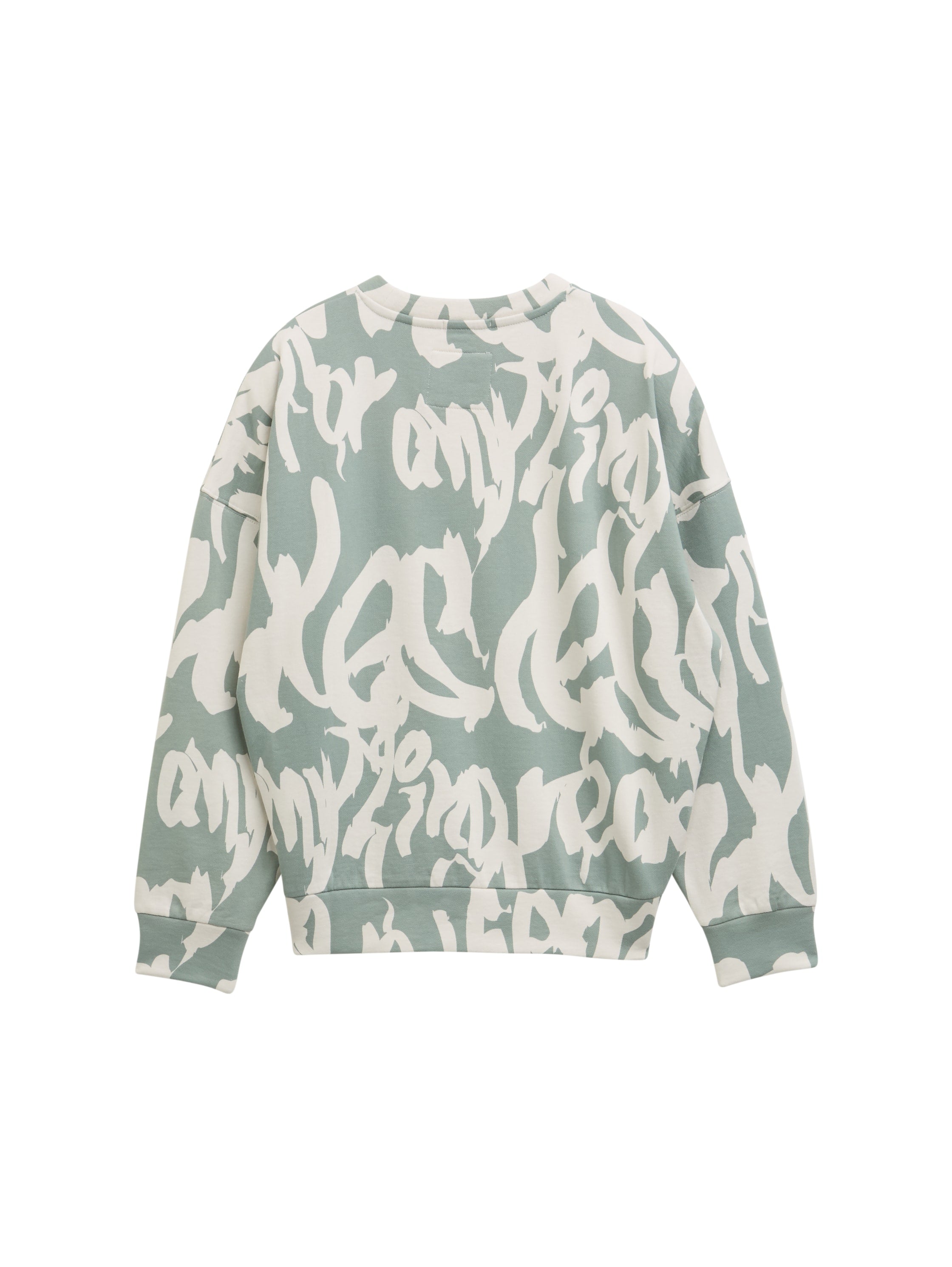 Oversize Sweatshirt mit Allover-Print