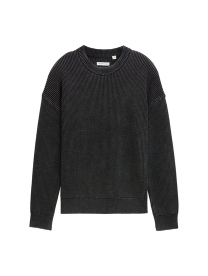 Strickpullover im Washed-Look
