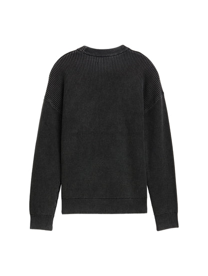 Strickpullover im Washed-Look