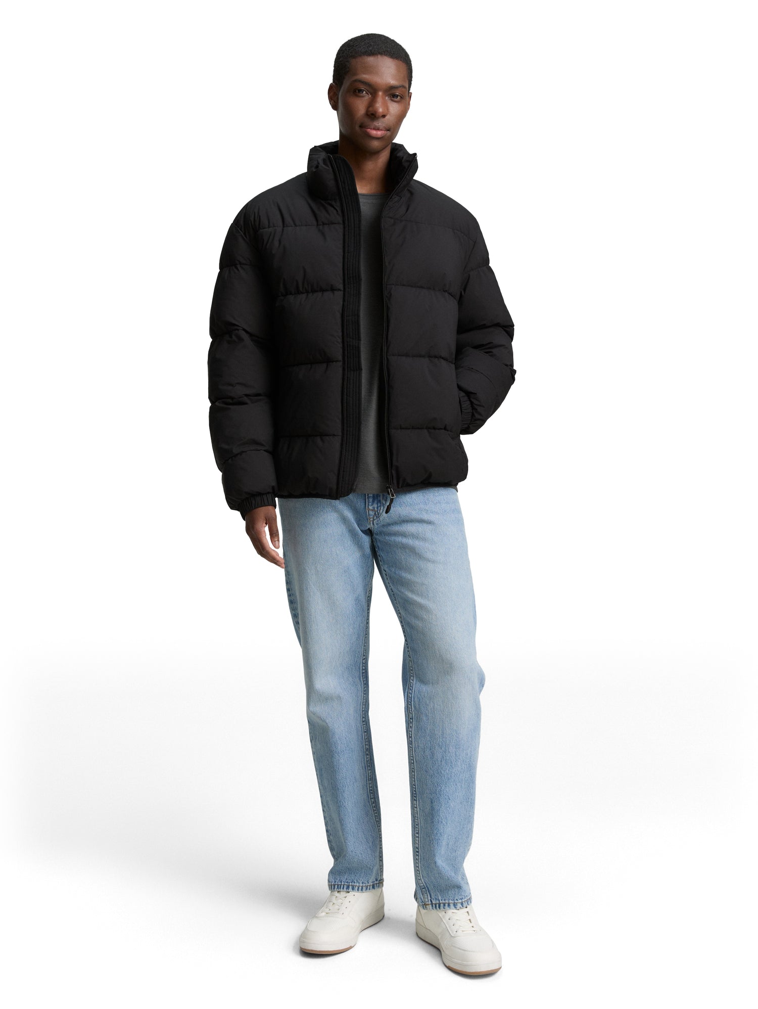 Lightweight Pufferjacke mit Stehkragen
