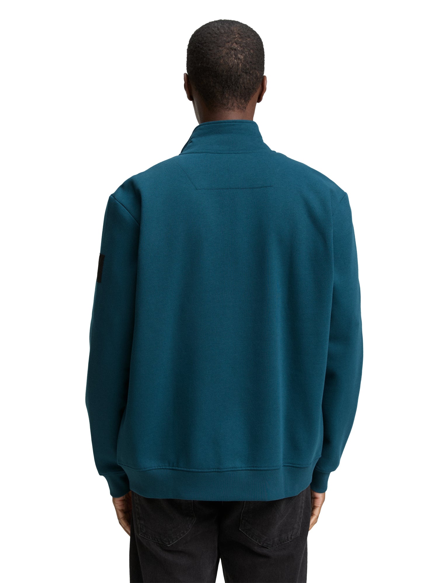 Sweatjacke mit Logo-Badge