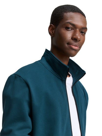Sweatjacke mit Logo-Badge