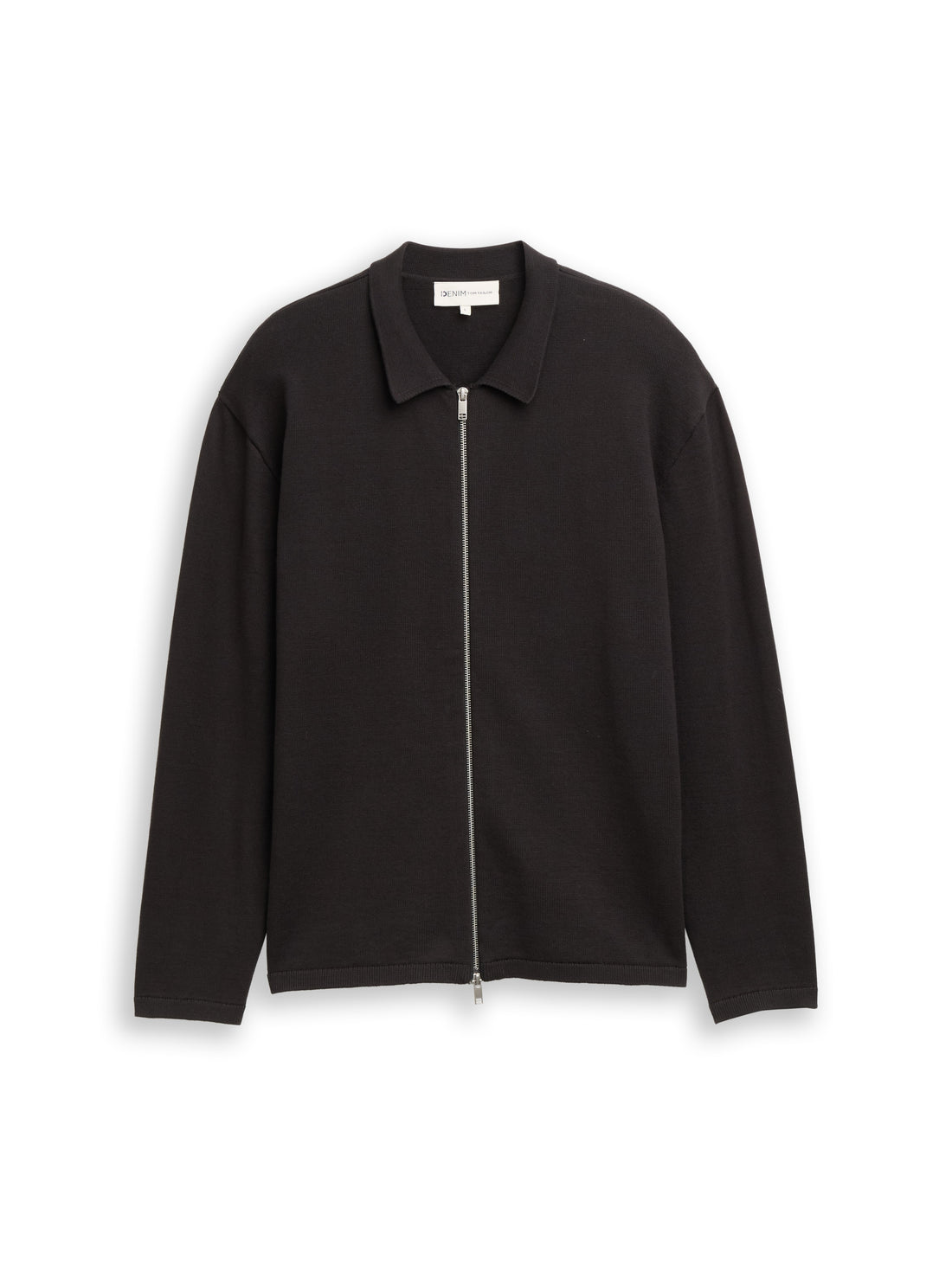 Relaxed Fit Strickjacke mit Reißverschluss
