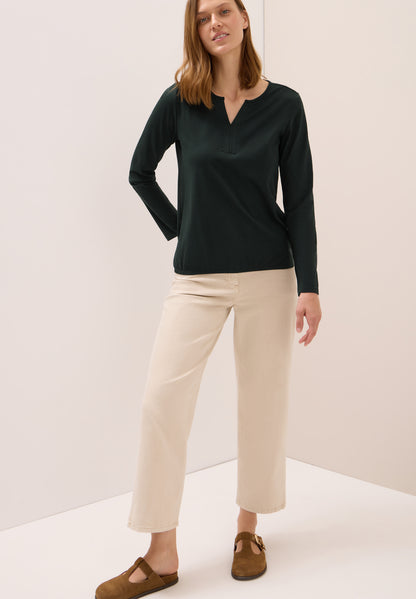 Shirt im Tunika-Look