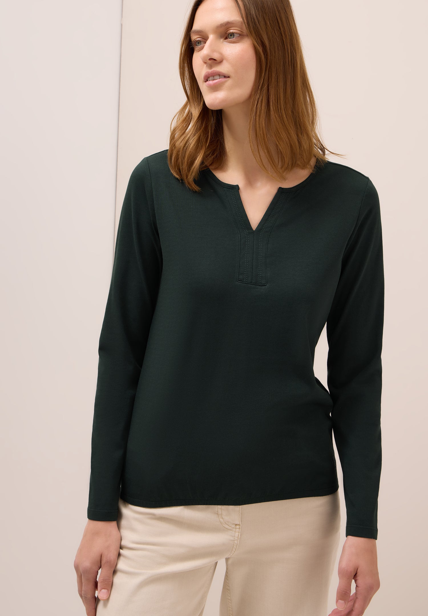 Shirt im Tunika-Look