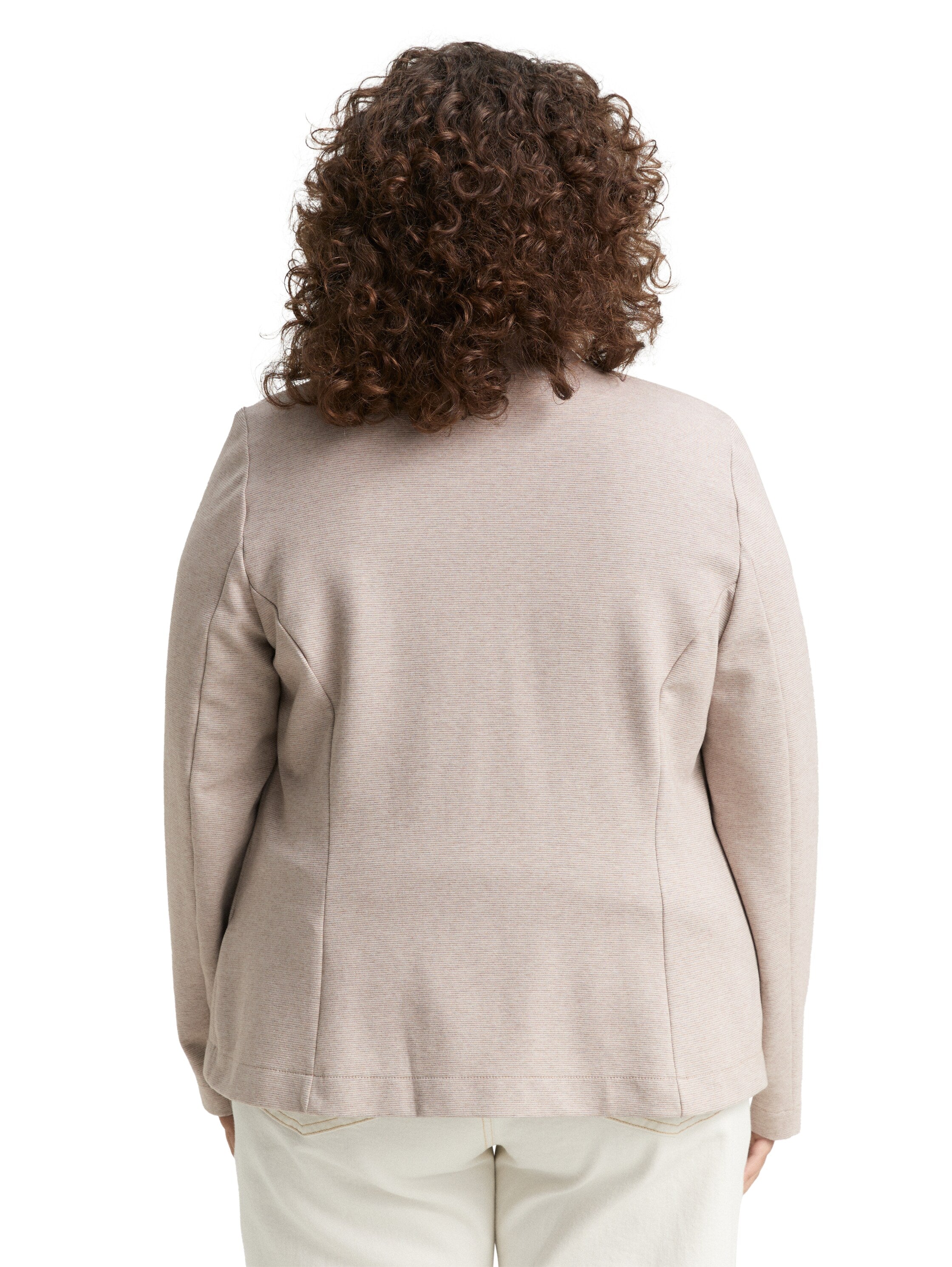 TOM TAILOR Blazer Damen Blazer Strukturiert Ottoman-Stoff