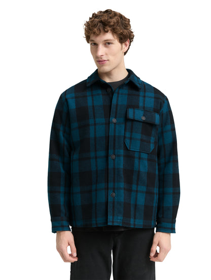 Overshirt Jacke in Woll-Optik