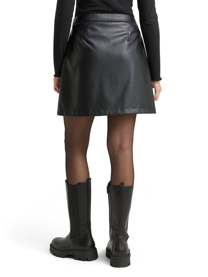 Mini-Rock in Leder-Optik