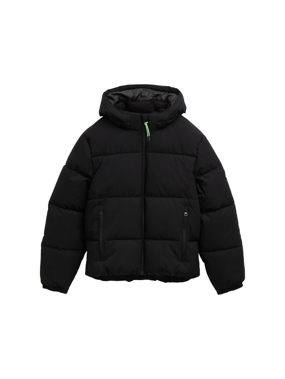 Puffer-Jacke mit abnehmbarer Kapuze