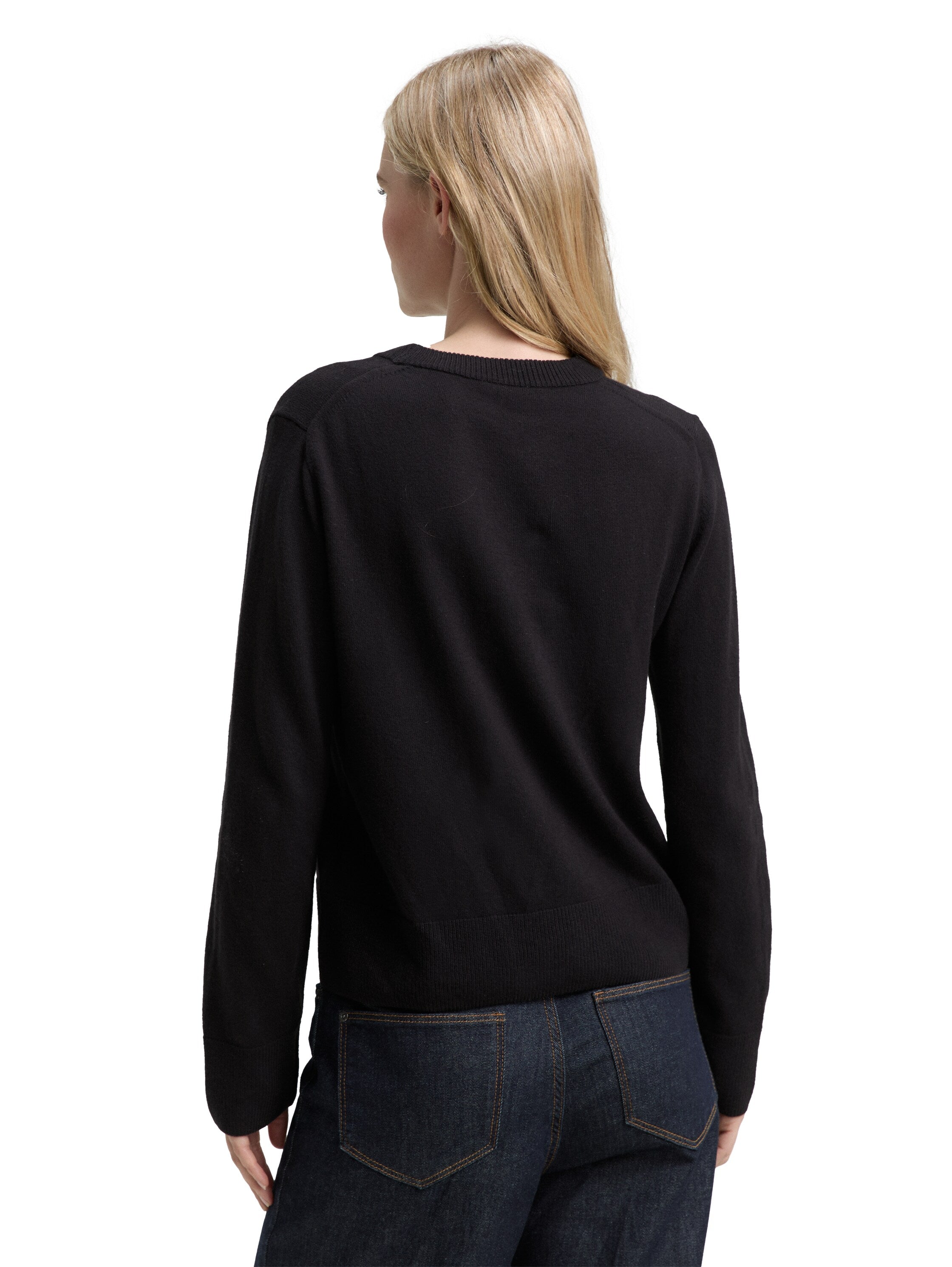 Tom Tailor Denim Female Pullover Basic Rundhalsausschnitt Kaschmir