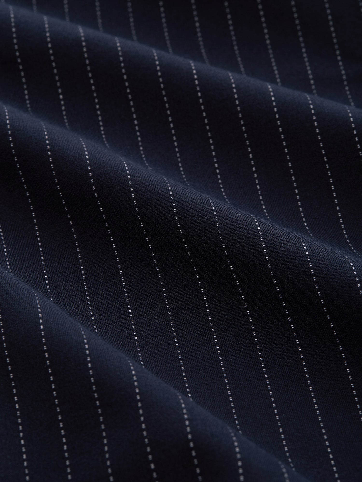 Loose Fit Damen Jerseyhose mit Nadelstreifen und Kordelzug