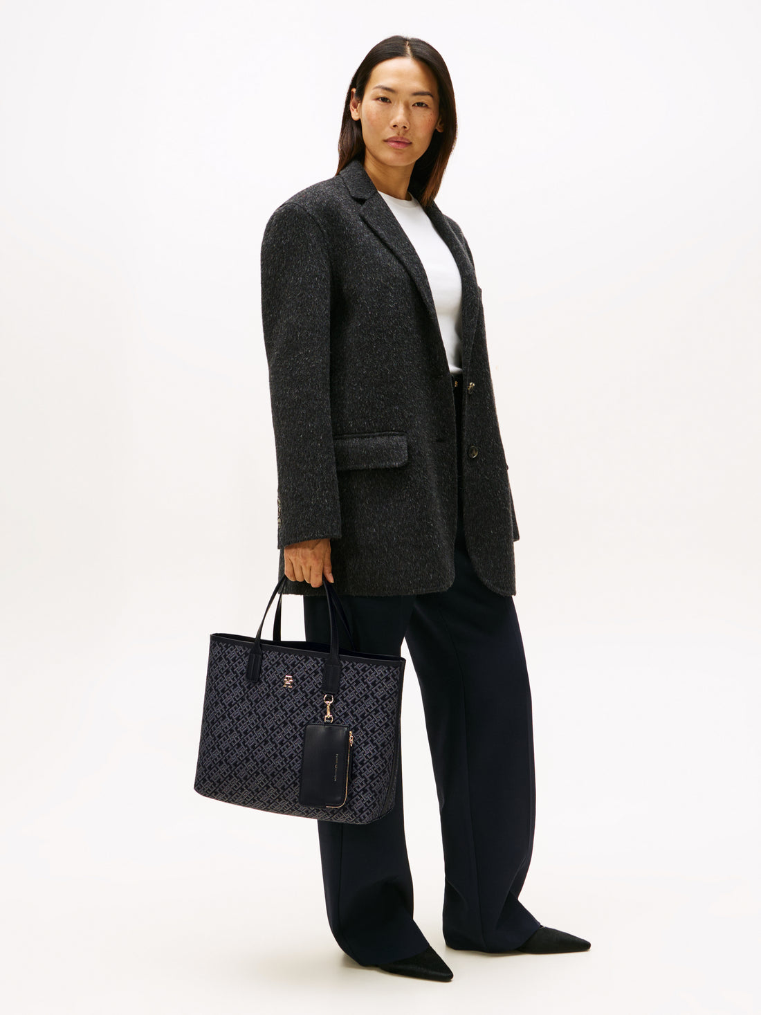 TH ICON SATCHEL JACQUARD