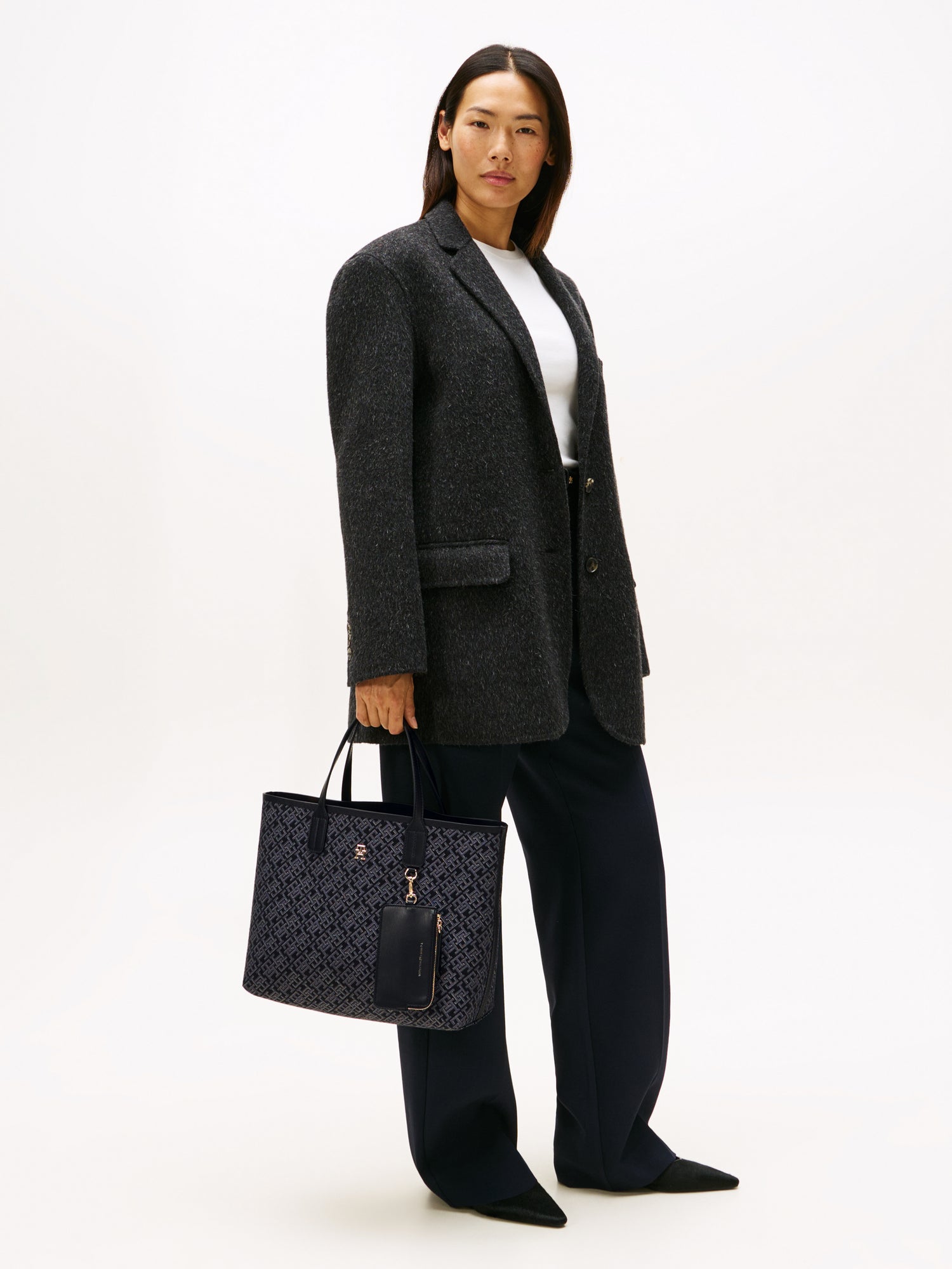 TH ICON SATCHEL JACQUARD