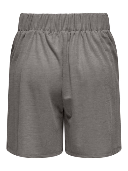 JDY Damen Shorts Knopf-Details Elastischer Bund im Rücken