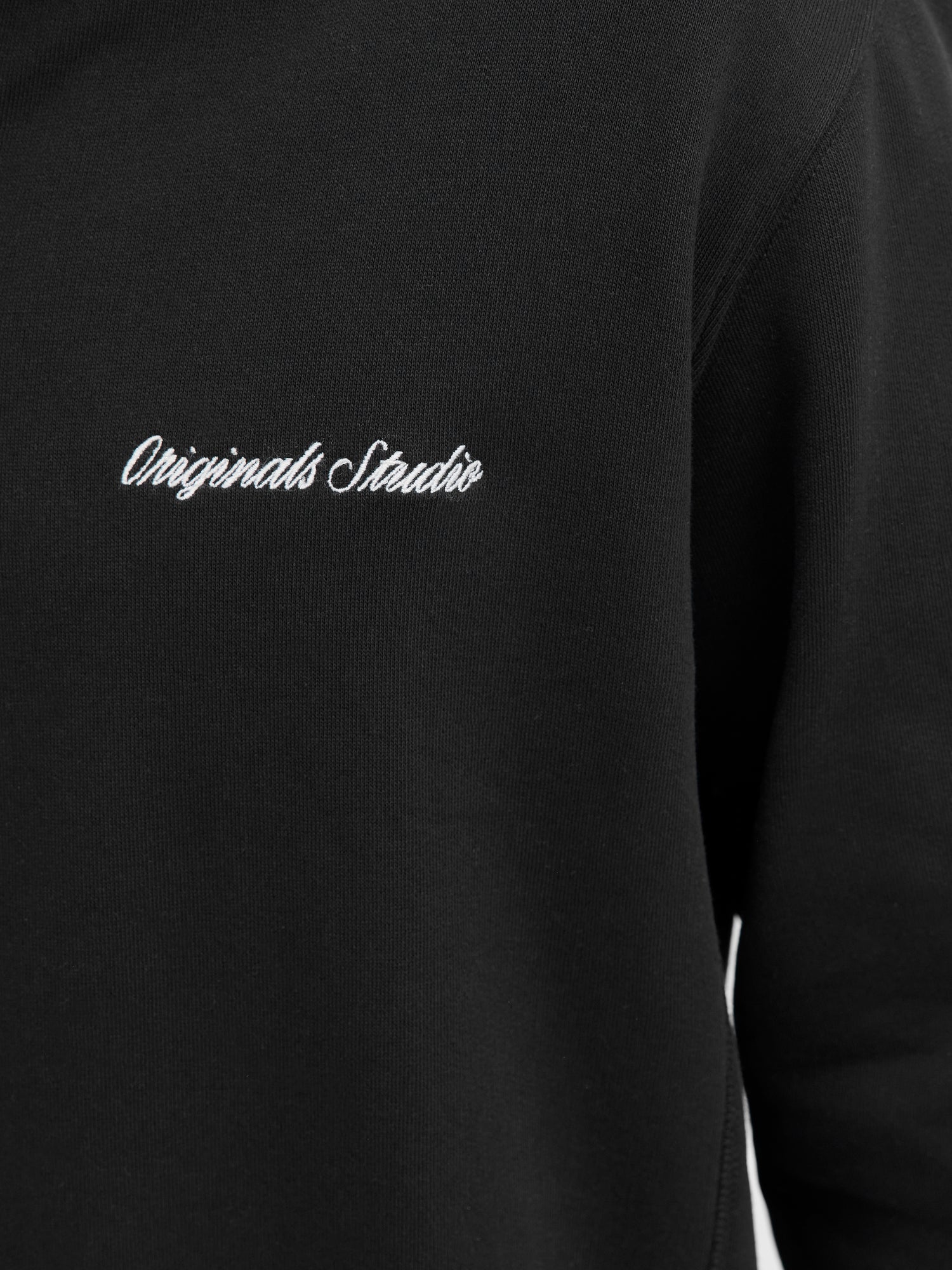 Sweatshirt Herren Langarm Hochgeschlossen Locker geschnitten mit Reißverschluss