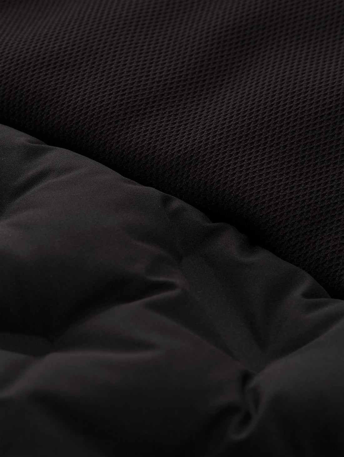 Hybrid Puffer-Jacke mit Steppung