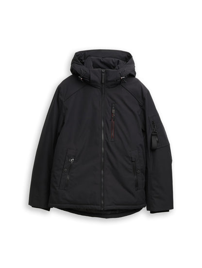 Winterjacke mit abnehmbarer Kapuze