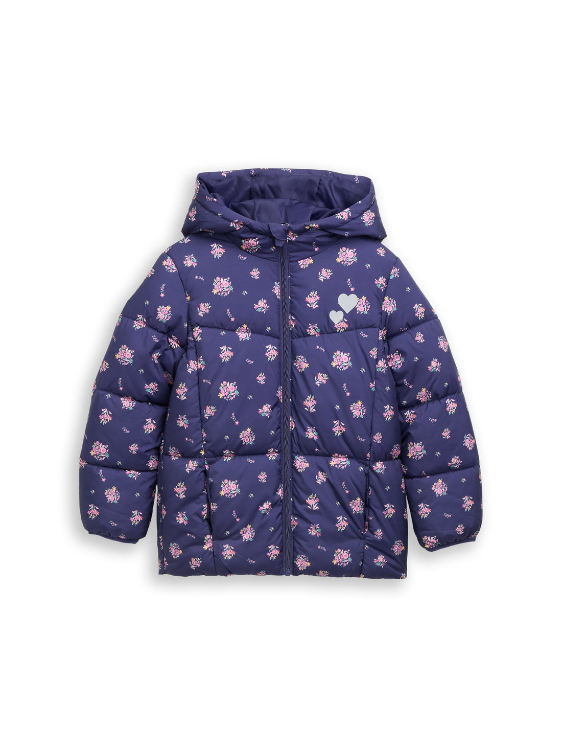 Puffer-Jacke mit Allover-Print