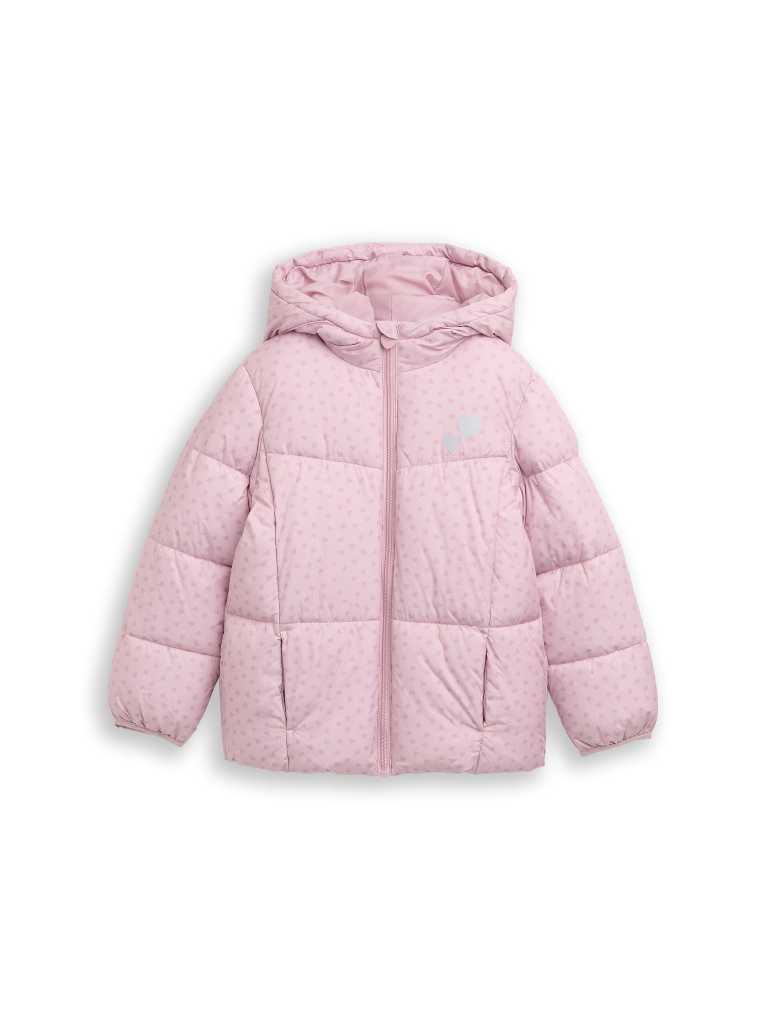 Puffer-Jacke mit Allover-Print