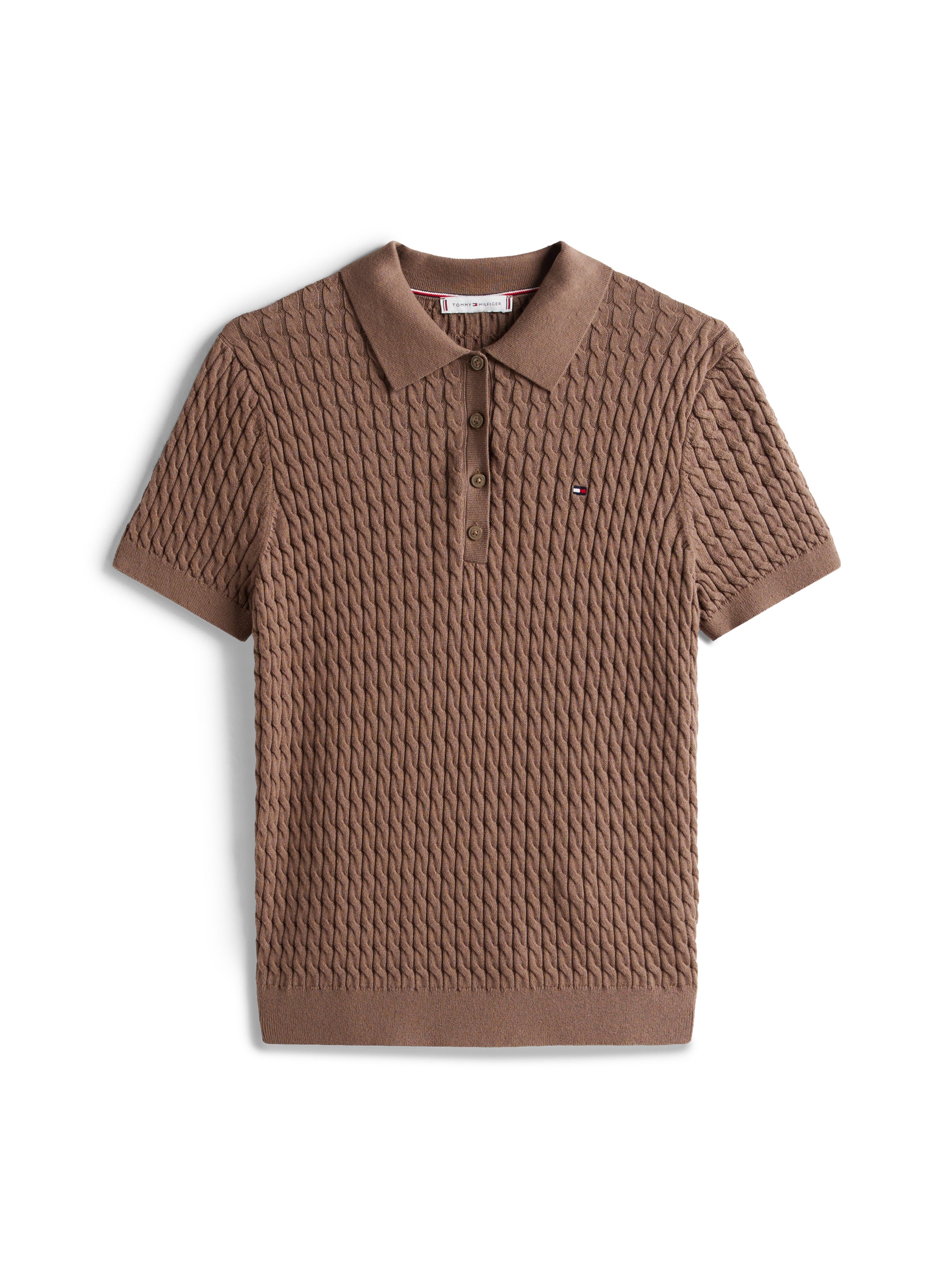 CO CABLE FINE GG POLO S/S SWT
