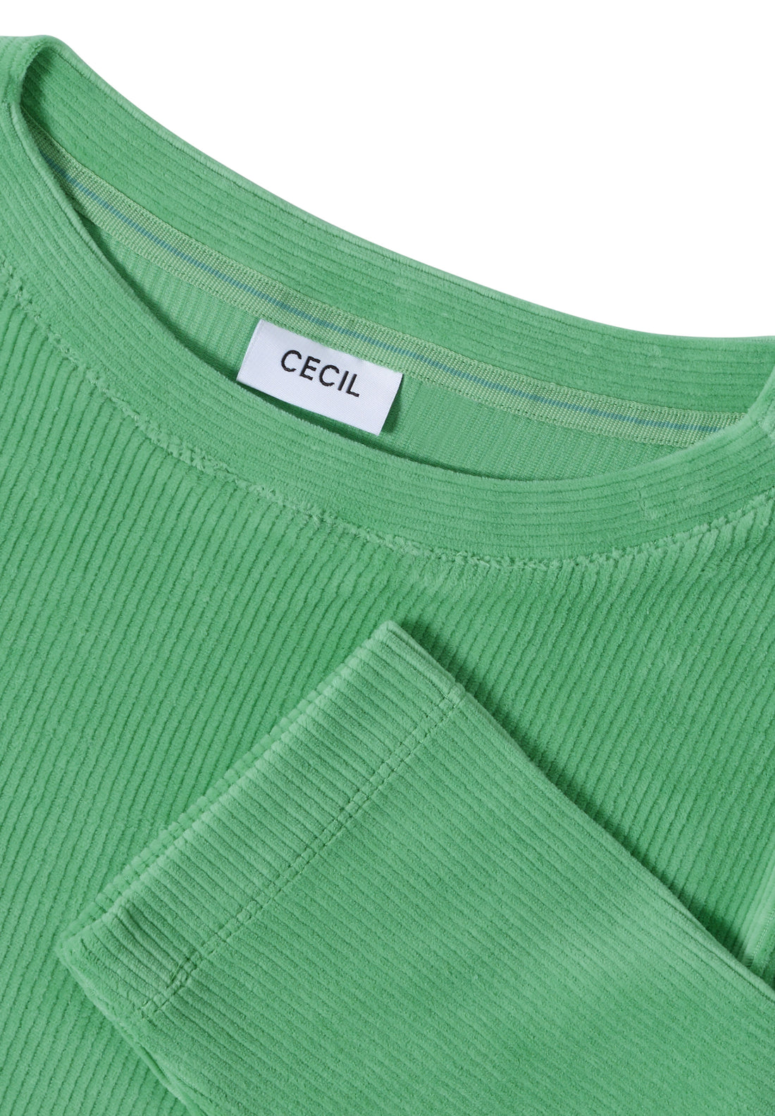 Cordshirt in Unifarbe