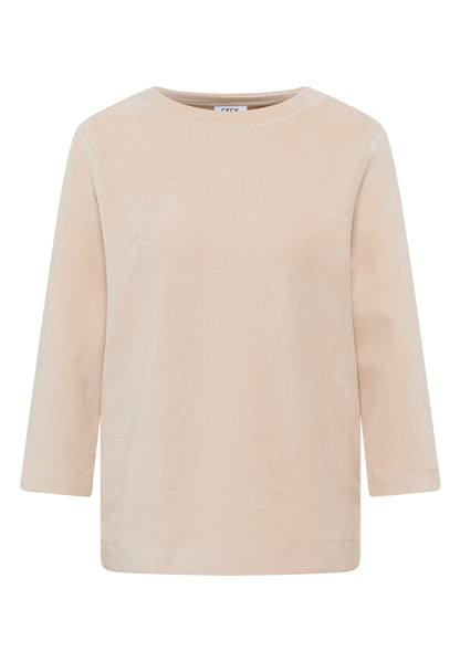 Cordshirt in Unifarbe