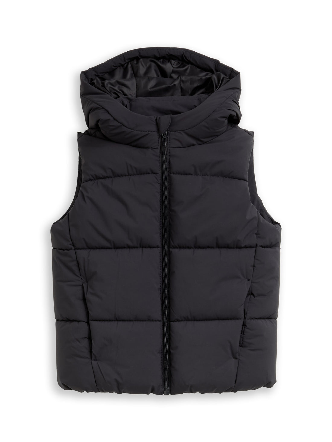 Puffer-Weste mit Kapuze