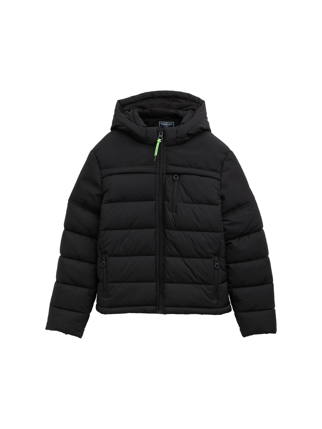 Puffer-Jacke mit abnehmbarer Kapuze