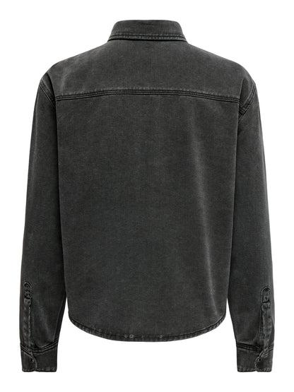 JDYSTINE STONE LS SHIRT DNM