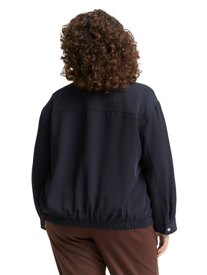 Plus Size - Loose Fit Blouson Jacke