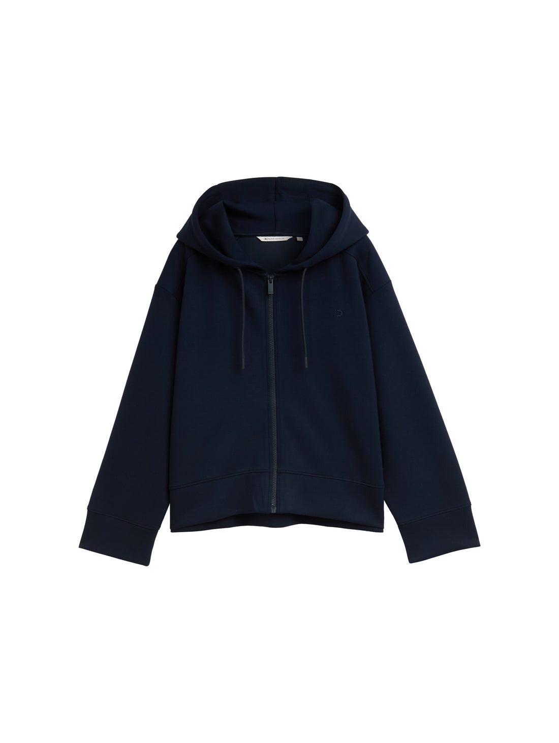 Loose Fit Scuba Hoodie Sweatjacke