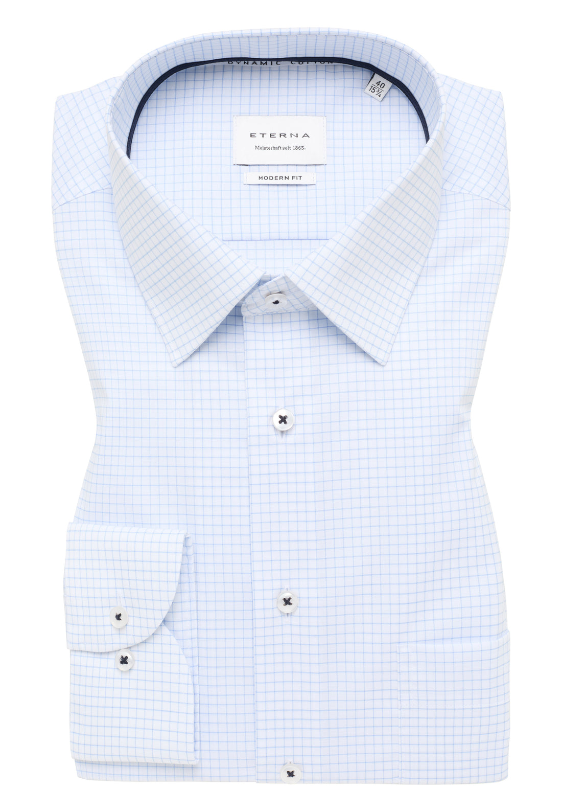 Eterna Herren Hemd Langarm Pflegeleicht