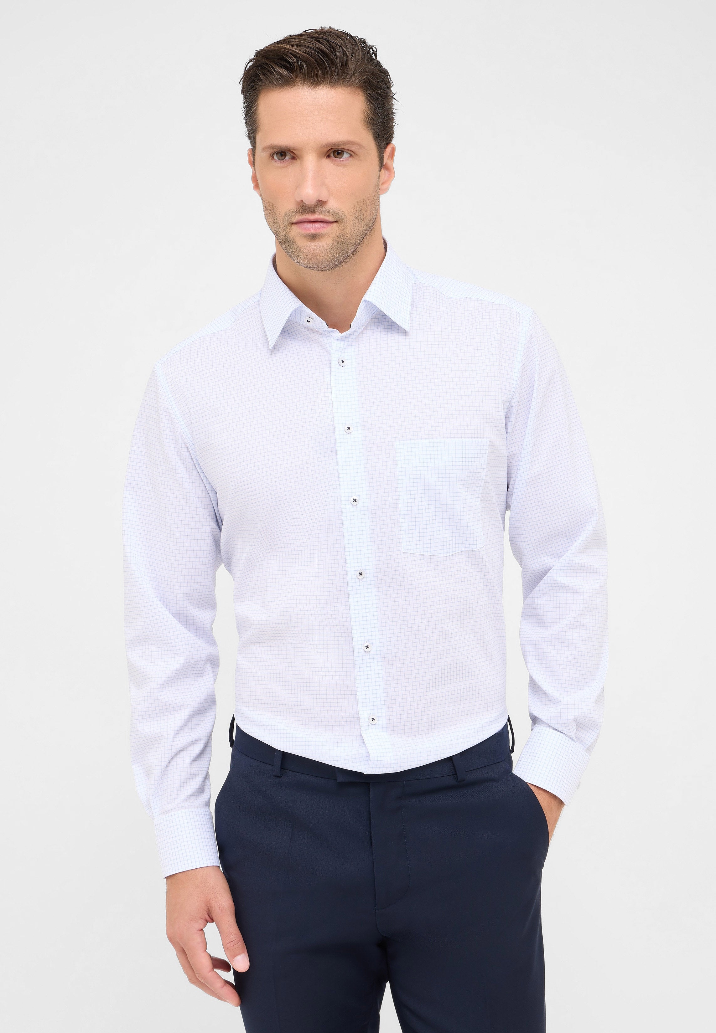 Eterna Herren Hemd Langarm Pflegeleicht