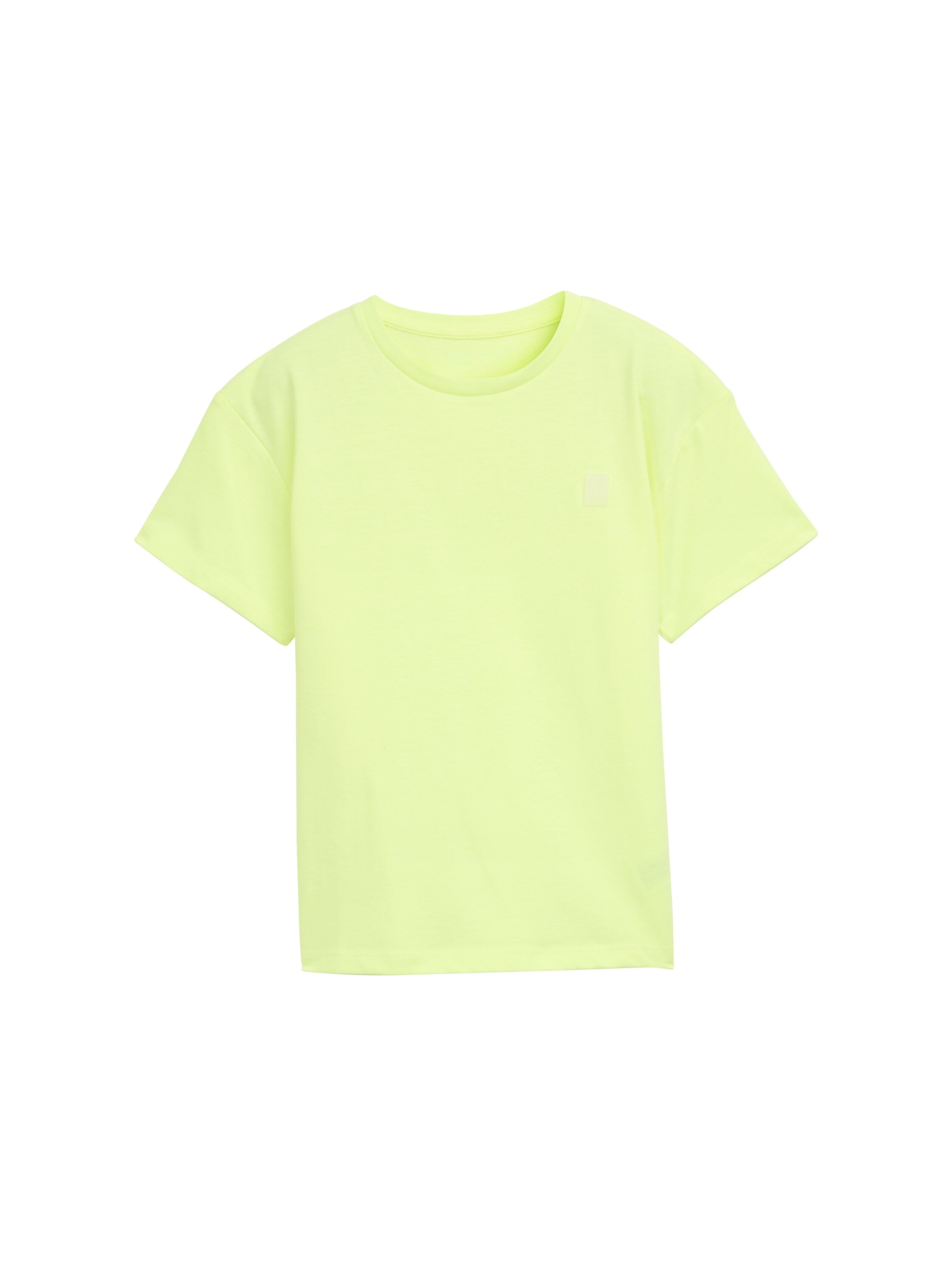 Tom Tailor Denim Male Kinder Basic Oversized T-Shirt Logo Badge Baumwolle