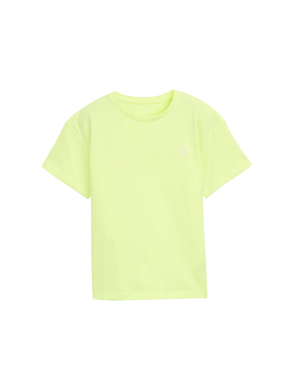 Tom Tailor Denim Male Kinder Basic Oversized T-Shirt Logo Badge Baumwolle