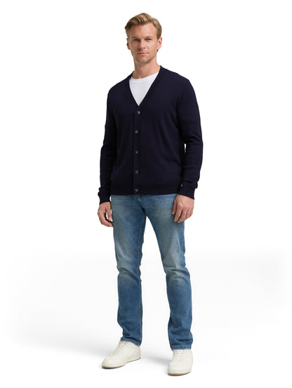 Strickjacke mit Kaschmir-Anteil