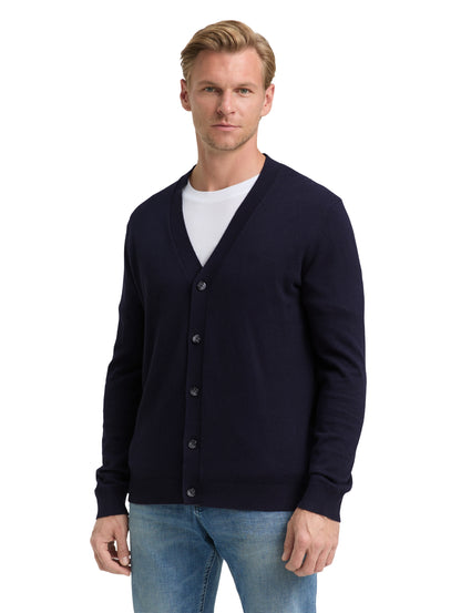 Strickjacke mit Kaschmir-Anteil