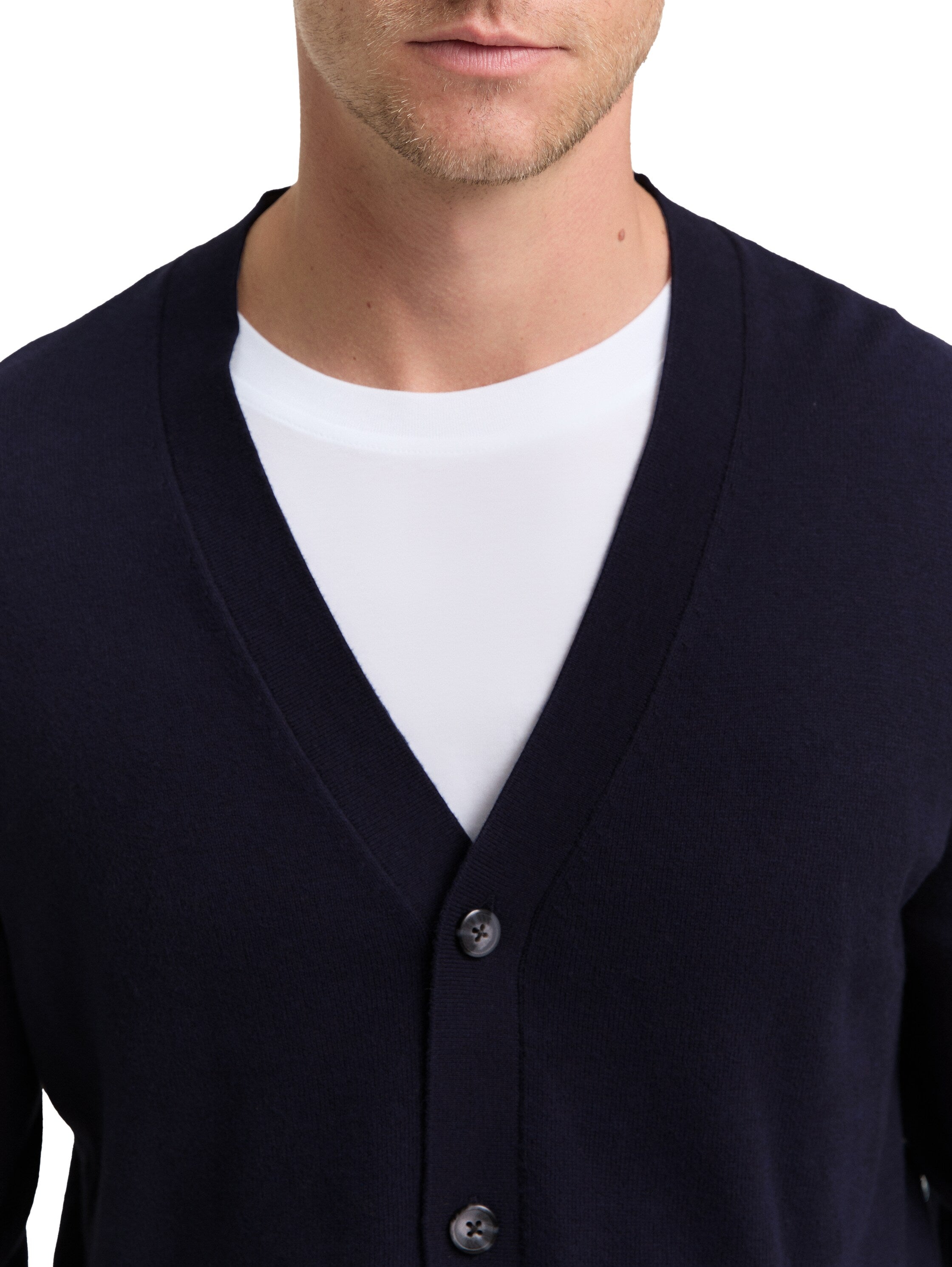 Strickjacke mit Kaschmir-Anteil