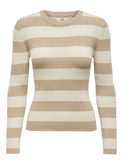 JDYPLUM L/S O-NECK PULLOVER KNT NOOS